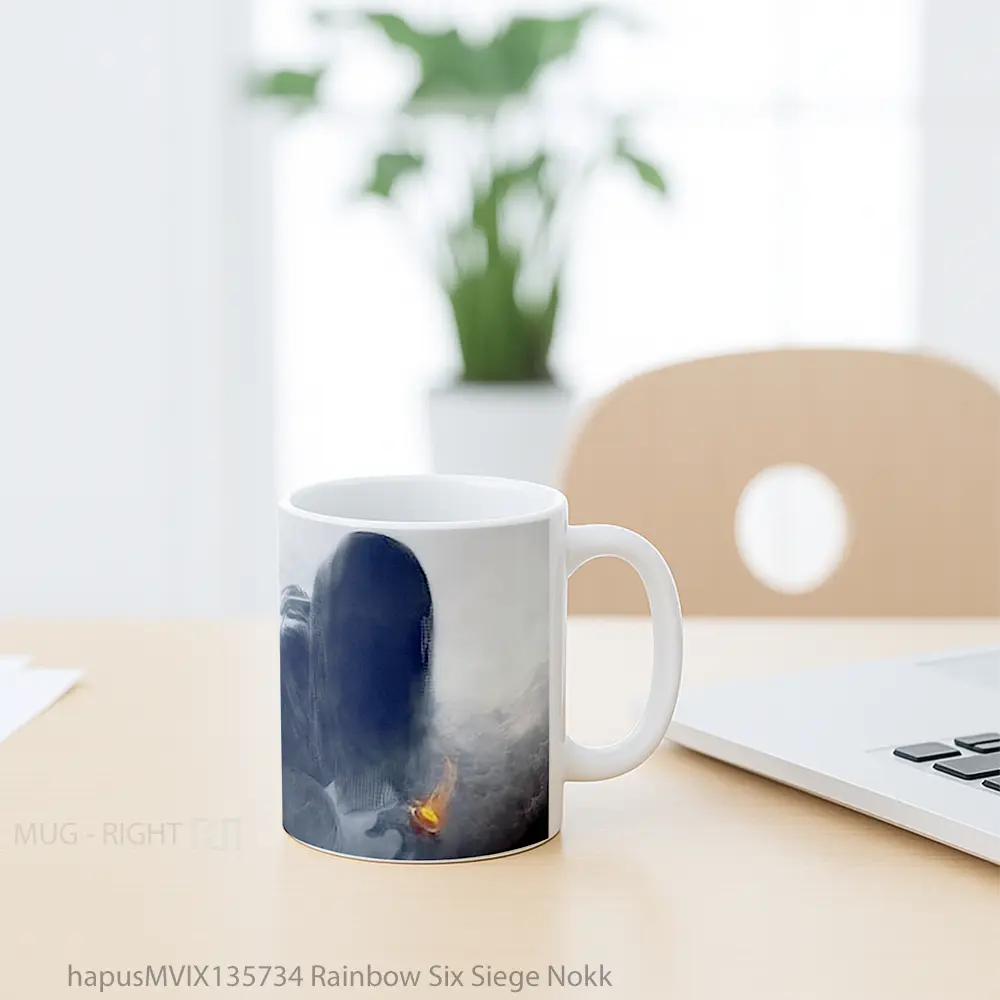 Mug Rainbow Six Siege Nokk Gelas Keramik Unik - All-side / Desain
