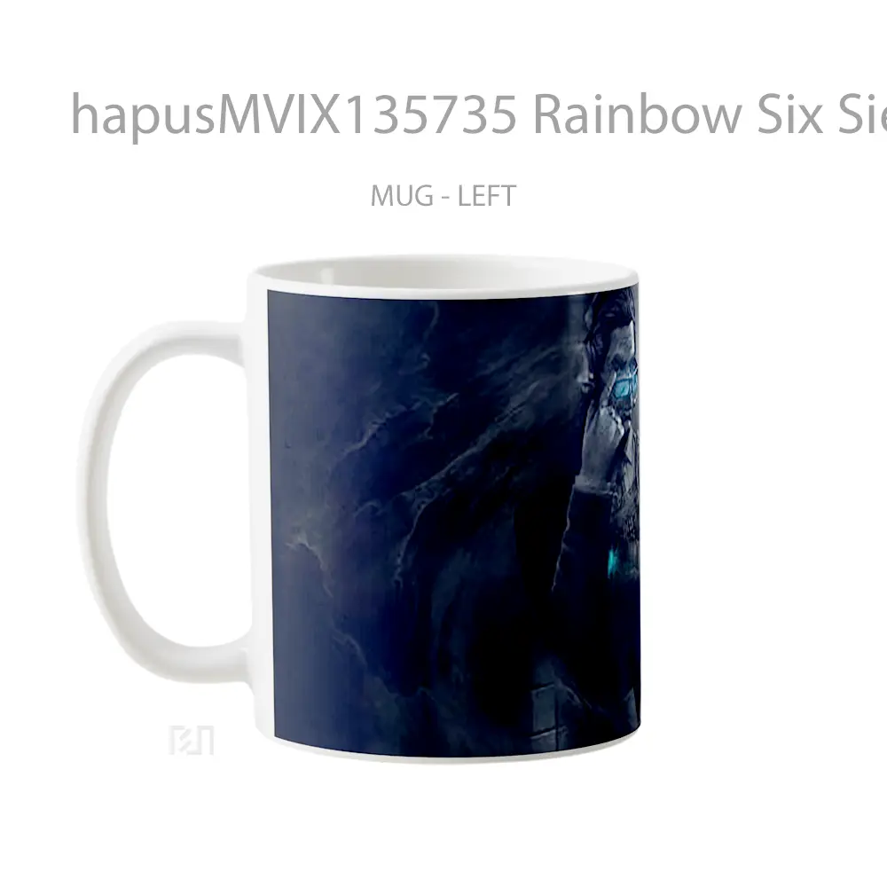 Mug Rainbow Six Siege Warden Gelas Keramik Unik - All-side / Desain