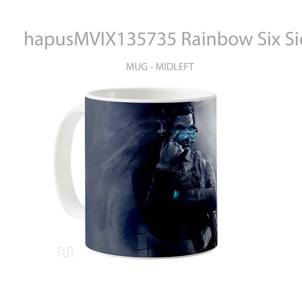 Mug Rainbow Six Siege Warden Gelas Keramik Unik - All-side / Desain