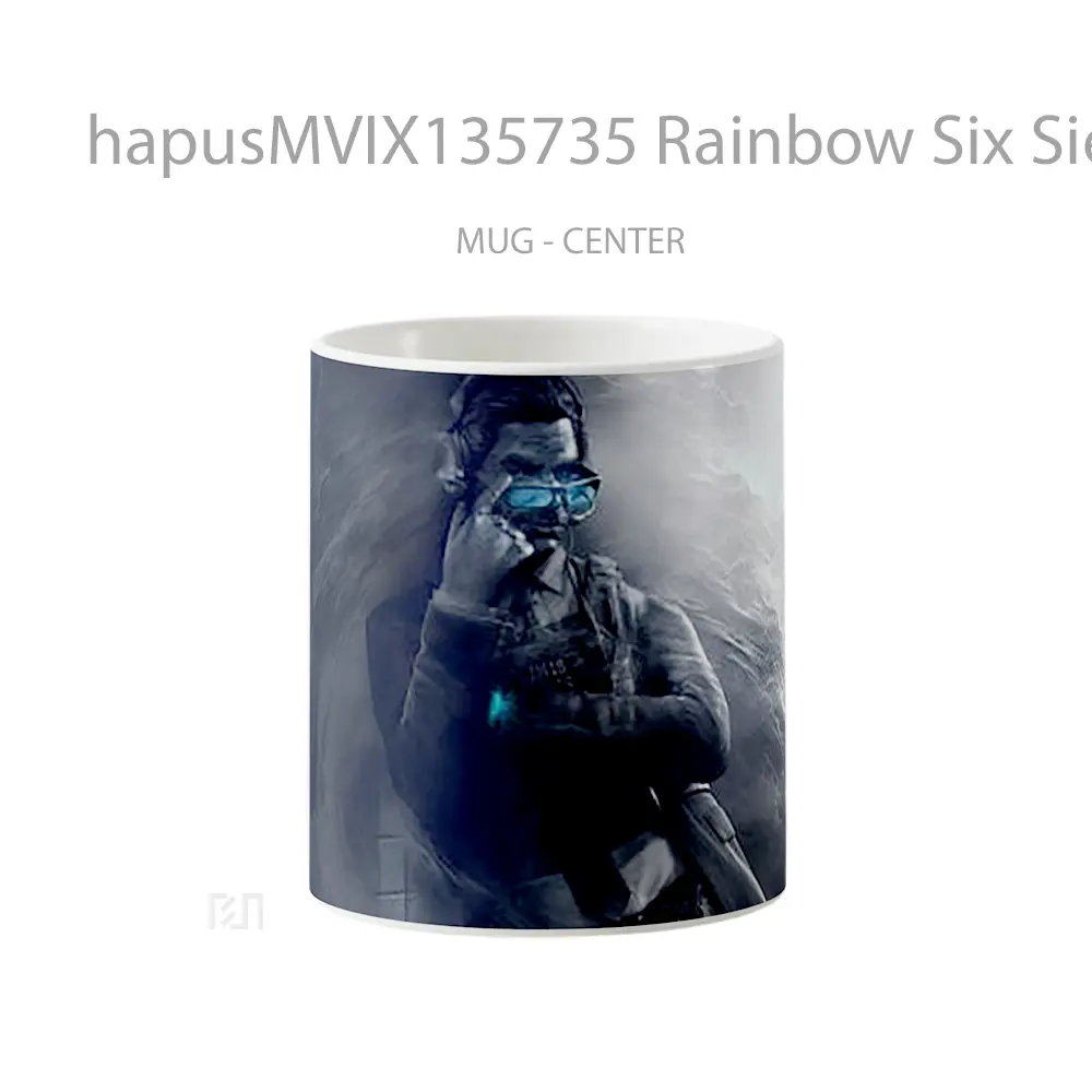 Mug Rainbow Six Siege Warden Gelas Keramik Unik