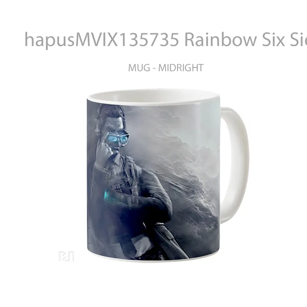 Mug Rainbow Six Siege Warden Gelas Keramik Unik - All-side / Desain