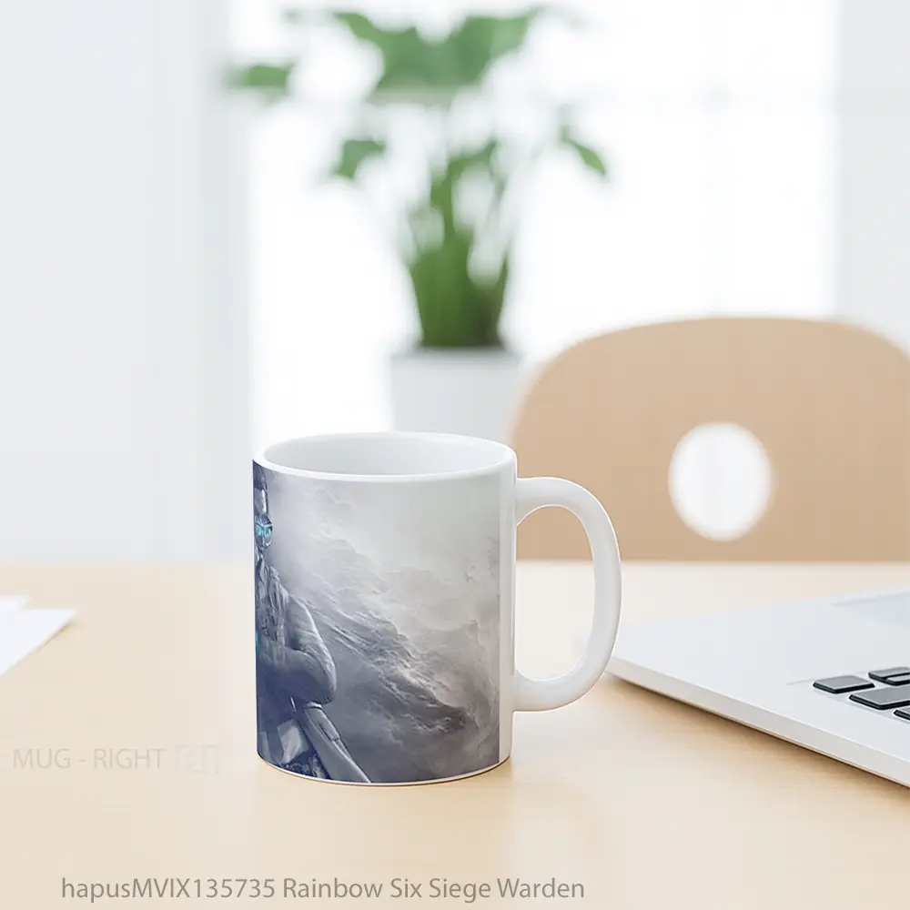 Mug Rainbow Six Siege Warden Gelas Keramik Unik - All-side / Desain