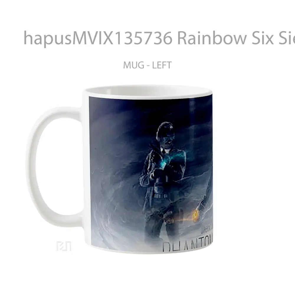 Mug Rainbow Six Siege Nokk And Warden Operation Phantom Sight Gelas Keramik Unik - All-side / Desain
