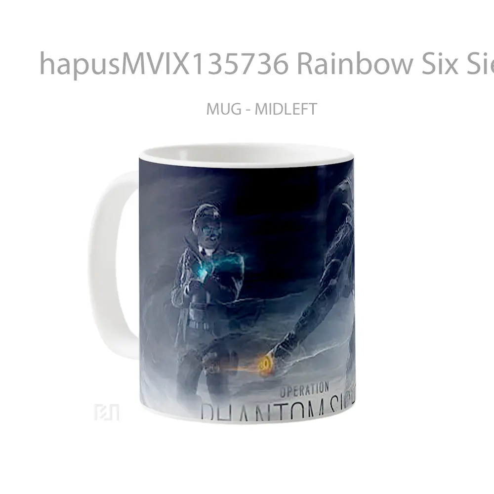 Mug Rainbow Six Siege Nokk And Warden Operation Phantom Sight Gelas Keramik Unik - All-side / Desain