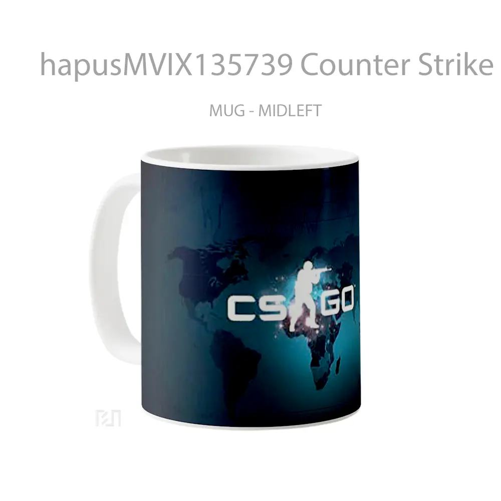 Mug Counter Strike Global Offensive Csgo V1 Cangkir Gamer - All-side / Desain