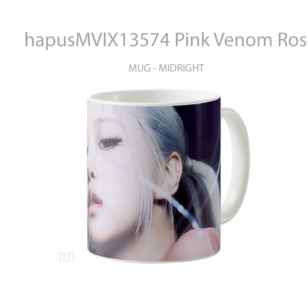 Mug Pink Venom Rose Blackpink V1 Gelas Superhero - All-side / Desain