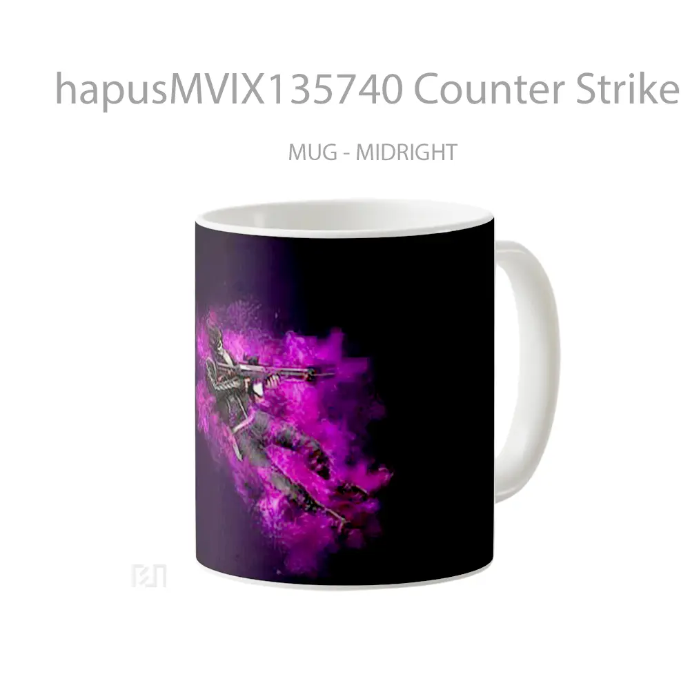 Mug Counter Strike Global Offensive Csgo V2 Cangkir Gamer - All-side / Desain