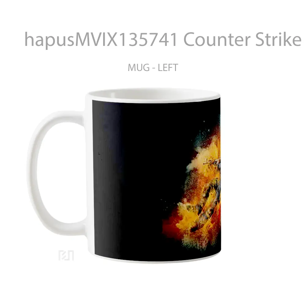 Mug Counter Strike Global Offensive Csgo V3 Cangkir Gamer - All-side / Desain