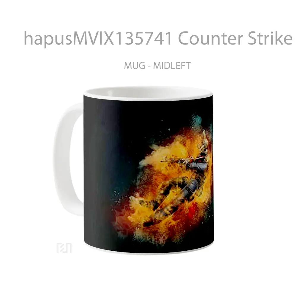Mug Counter Strike Global Offensive Csgo V3 Cangkir Gamer - All-side / Desain