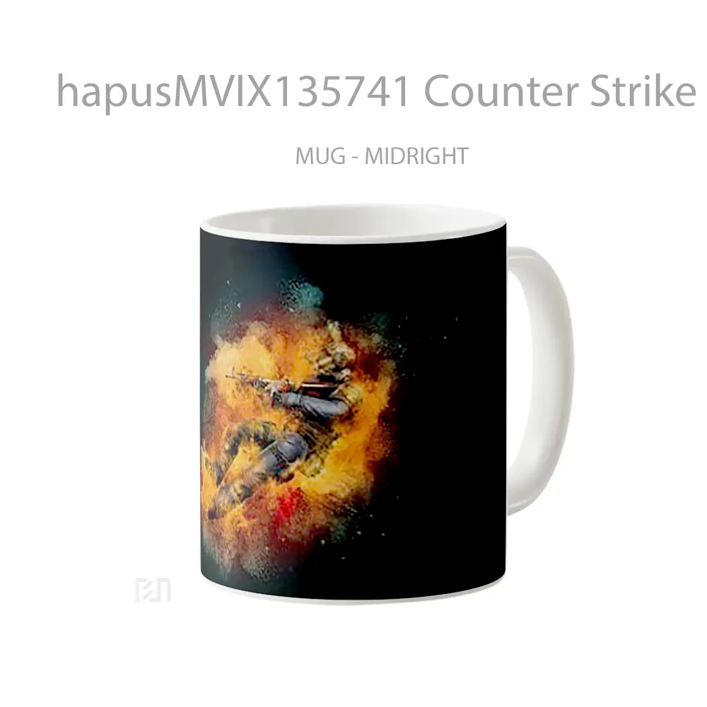 Mug Counter Strike Global Offensive Csgo V3 Cangkir Gamer - All-side / Desain