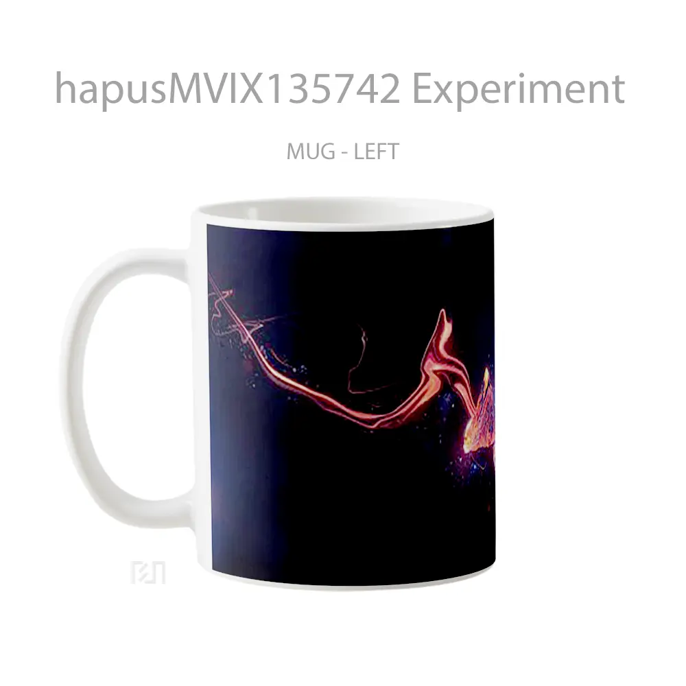Mug Experiment Gelas Keramik Unik - All-side / Desain