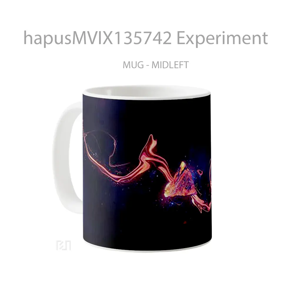 Mug Experiment Gelas Keramik Unik - All-side / Desain
