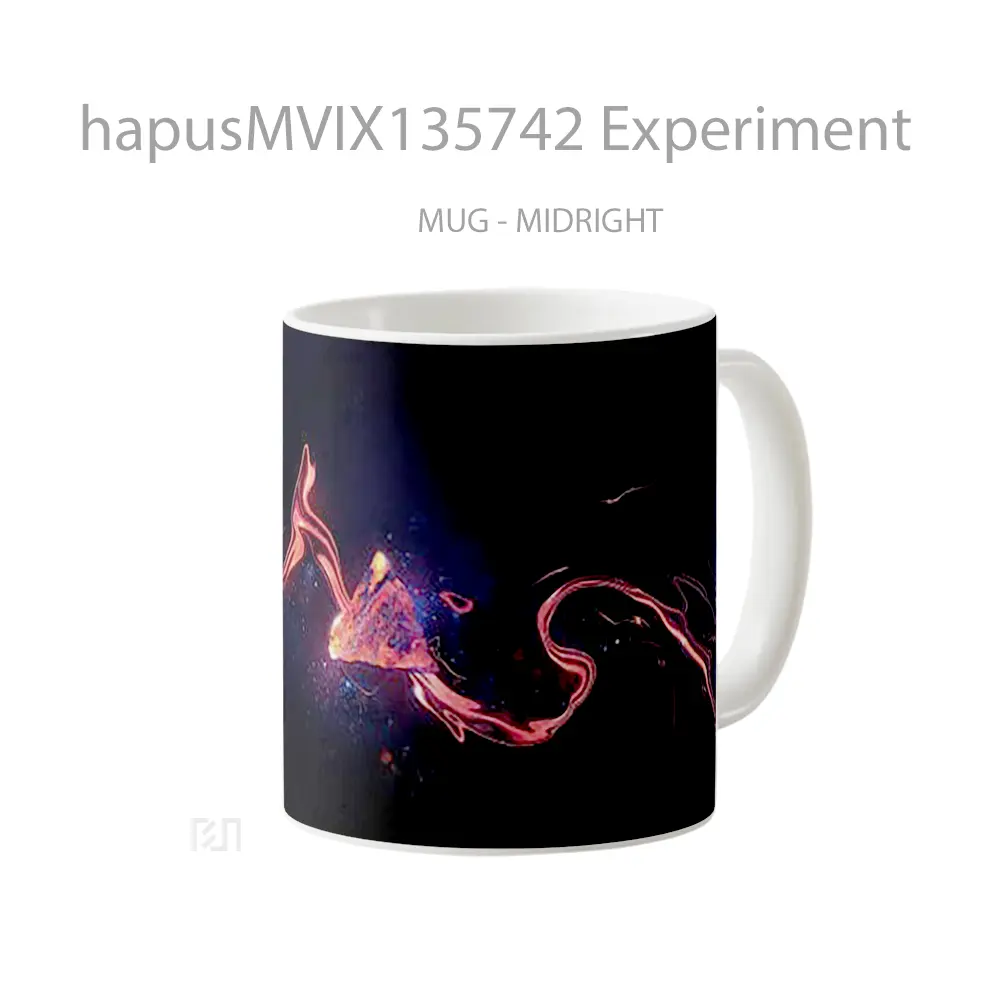 Mug Experiment Gelas Keramik Unik - All-side / Desain