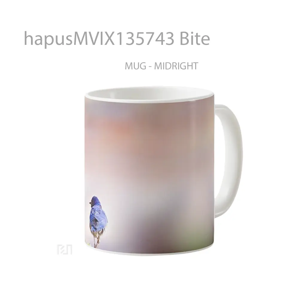 Mug Bite Gelas Keramik Unik - All-side / Desain