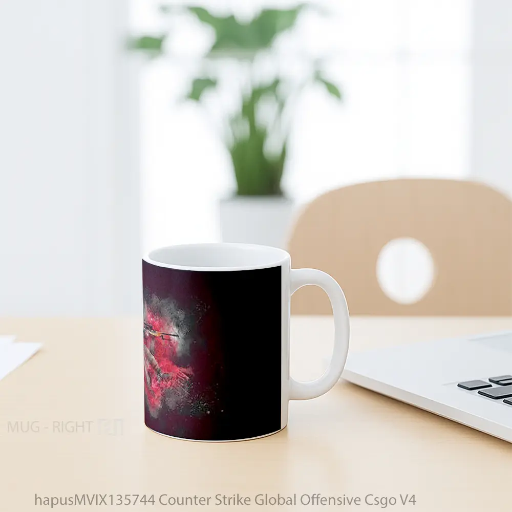 Mug Counter Strike Global Offensive Csgo V4 Cangkir Gamer - All-side / Desain