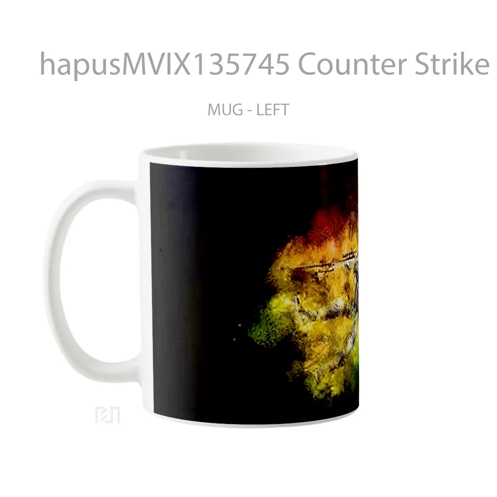 Mug Counter Strike Global Offensive Csgo V5 Cangkir Gamer - All-side / Desain