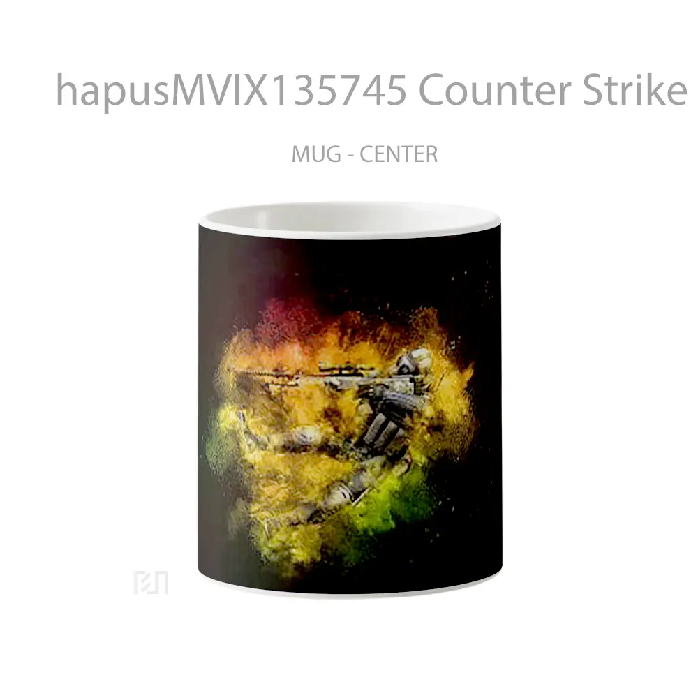 Mug Counter Strike Global Offensive Csgo V5 Cangkir Gamer
