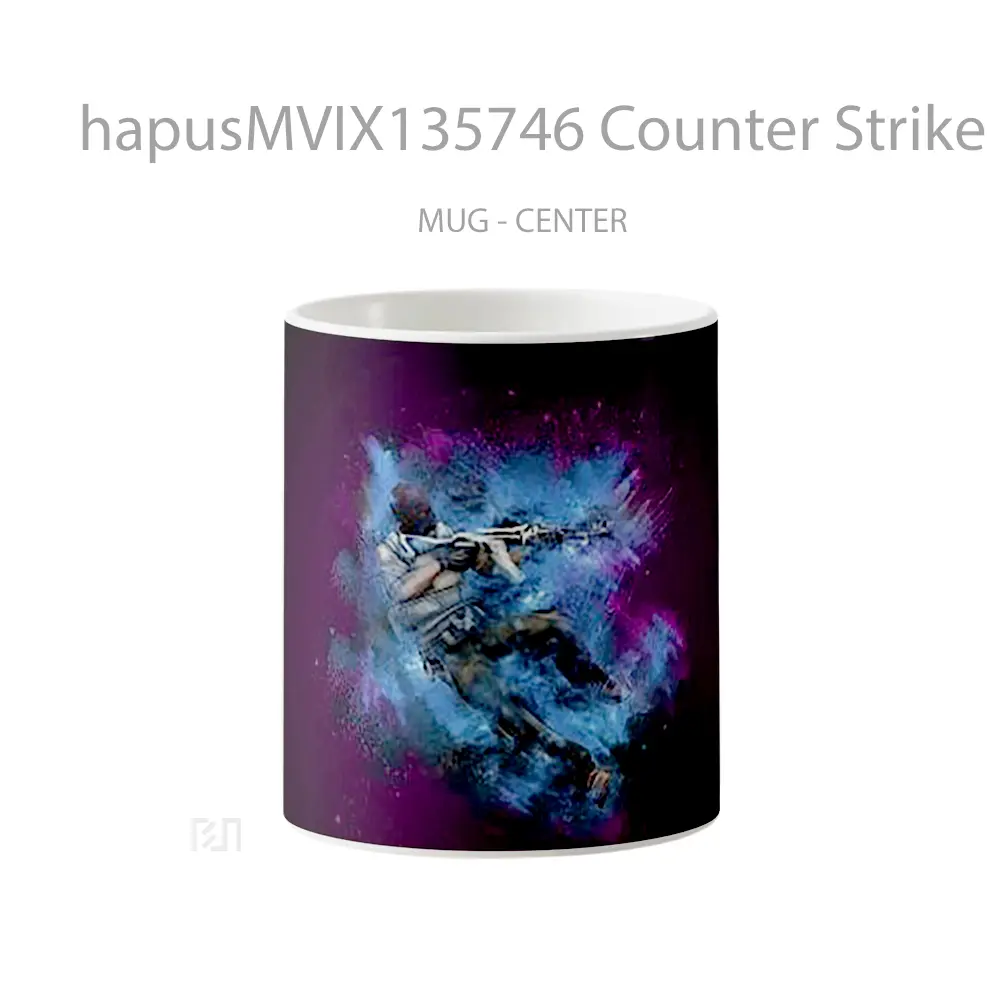 Mug Counter Strike Global Offensive Csgo V6 Cangkir Gamer