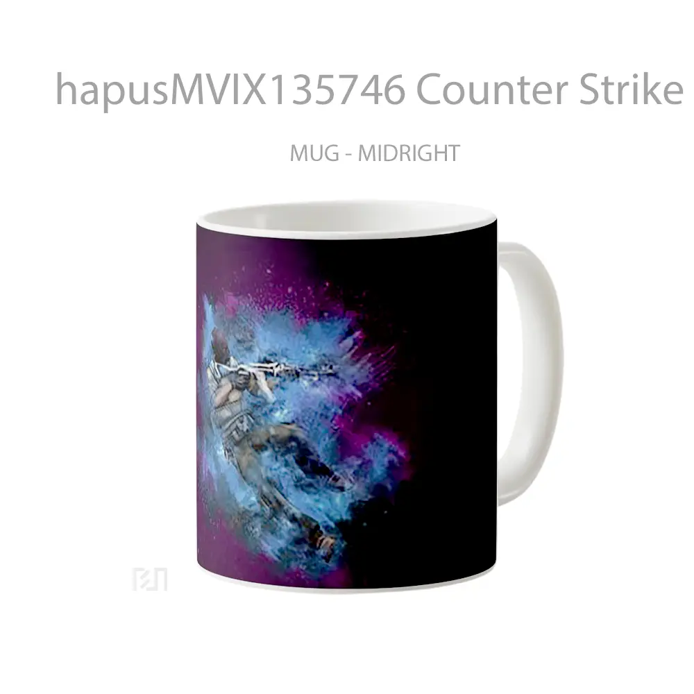 Mug Counter Strike Global Offensive Csgo V6 Cangkir Gamer - All-side / Desain