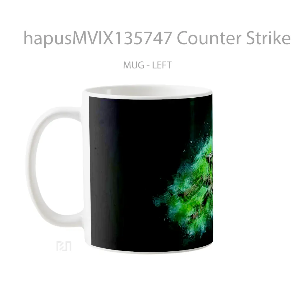 Mug Counter Strike Global Offensive Csgo V7 Cangkir Gamer - All-side / Desain