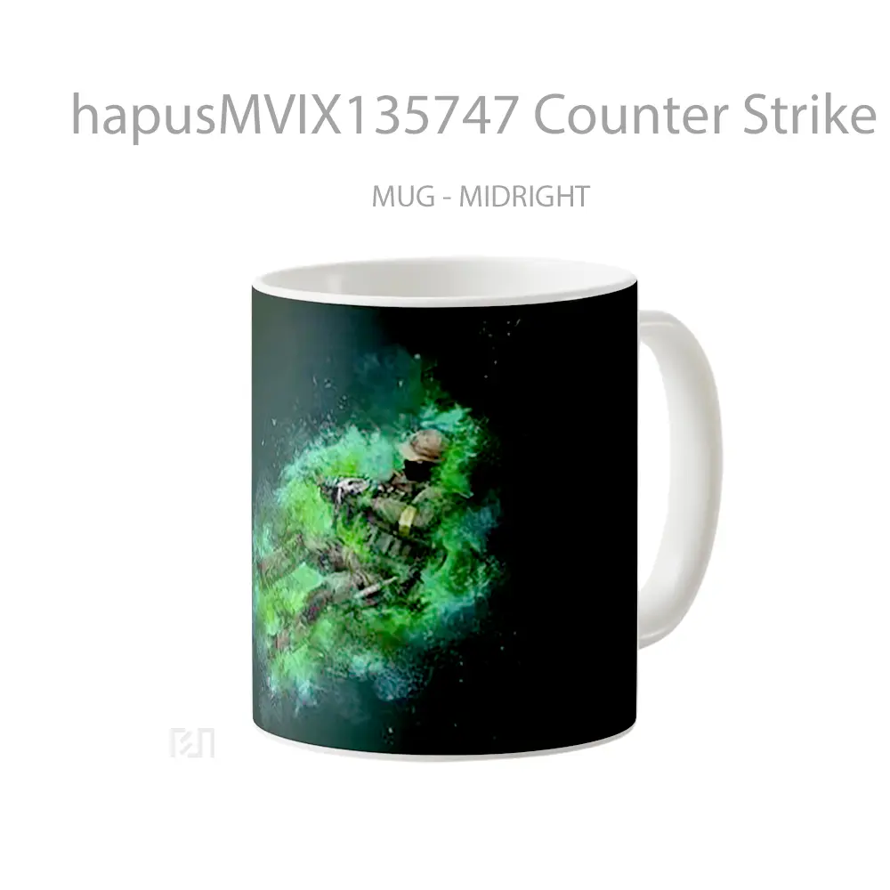 Mug Counter Strike Global Offensive Csgo V7 Cangkir Gamer - All-side / Desain