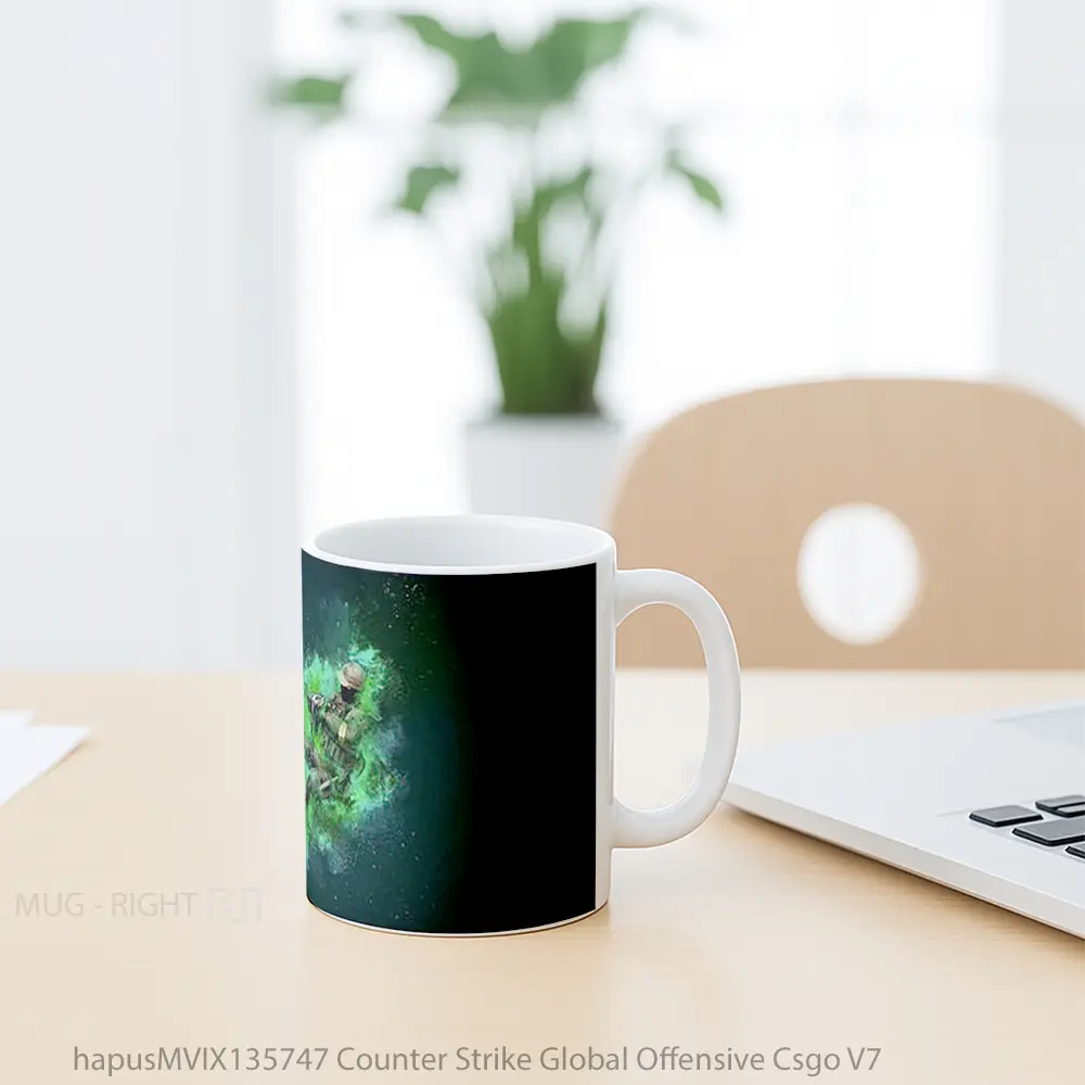 Mug Counter Strike Global Offensive Csgo V7 Cangkir Gamer - All-side / Desain