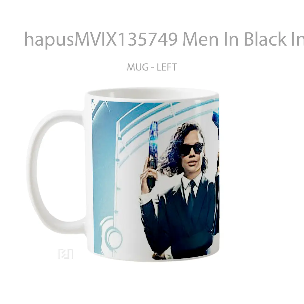 Mug Men In Black International V1 Gelas Keramik Unik - All-side / Desain
