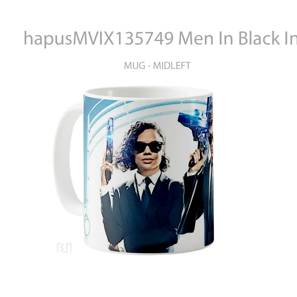 Mug Men In Black International V1 Gelas Keramik Unik - All-side / Desain