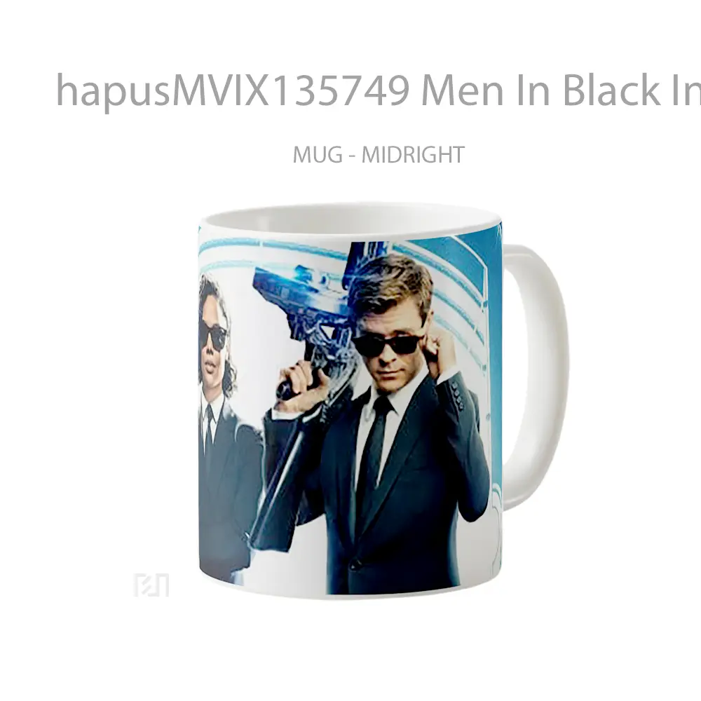 Mug Men In Black International V1 Gelas Keramik Unik - All-side / Desain