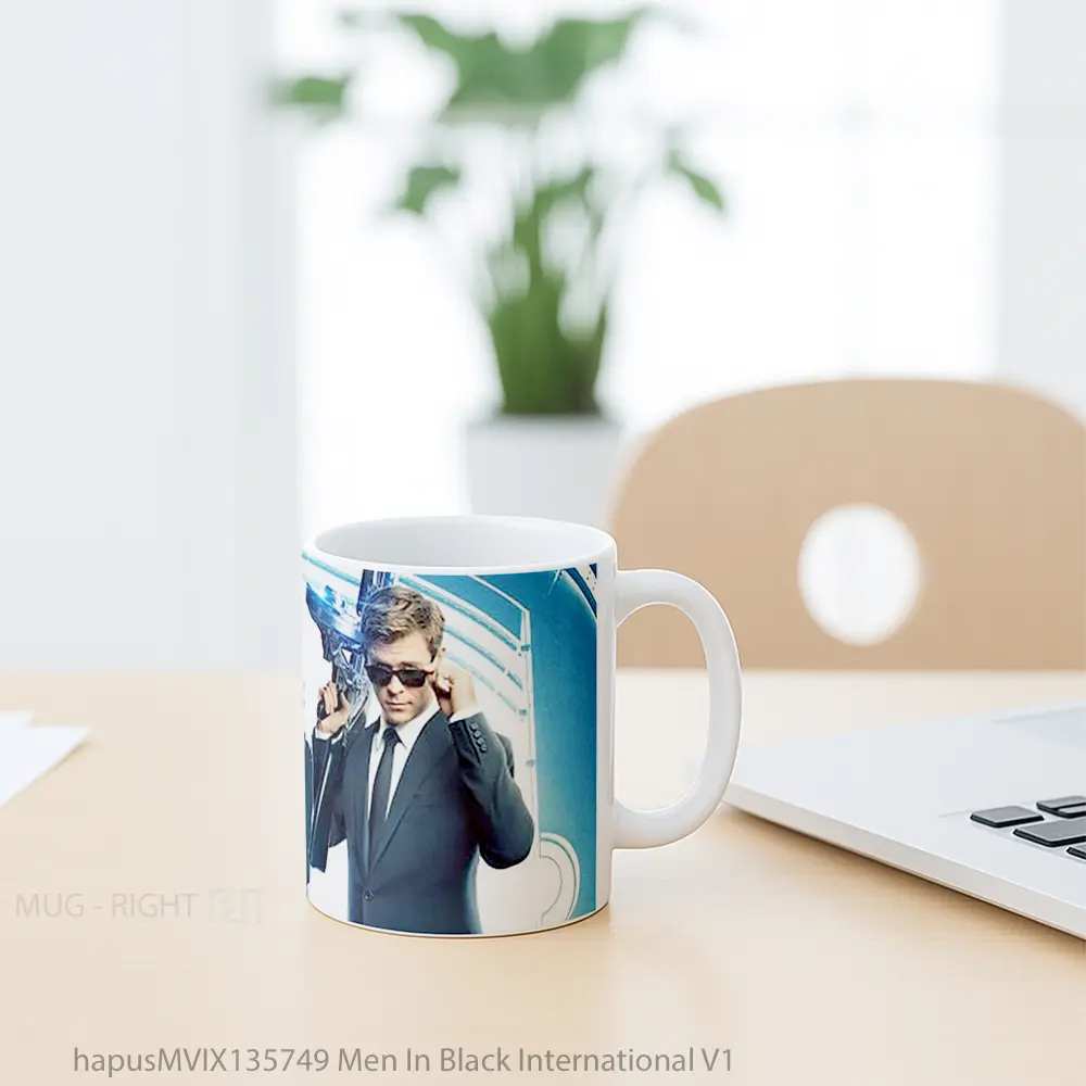 Mug Men In Black International V1 Gelas Keramik Unik - All-side / Desain
