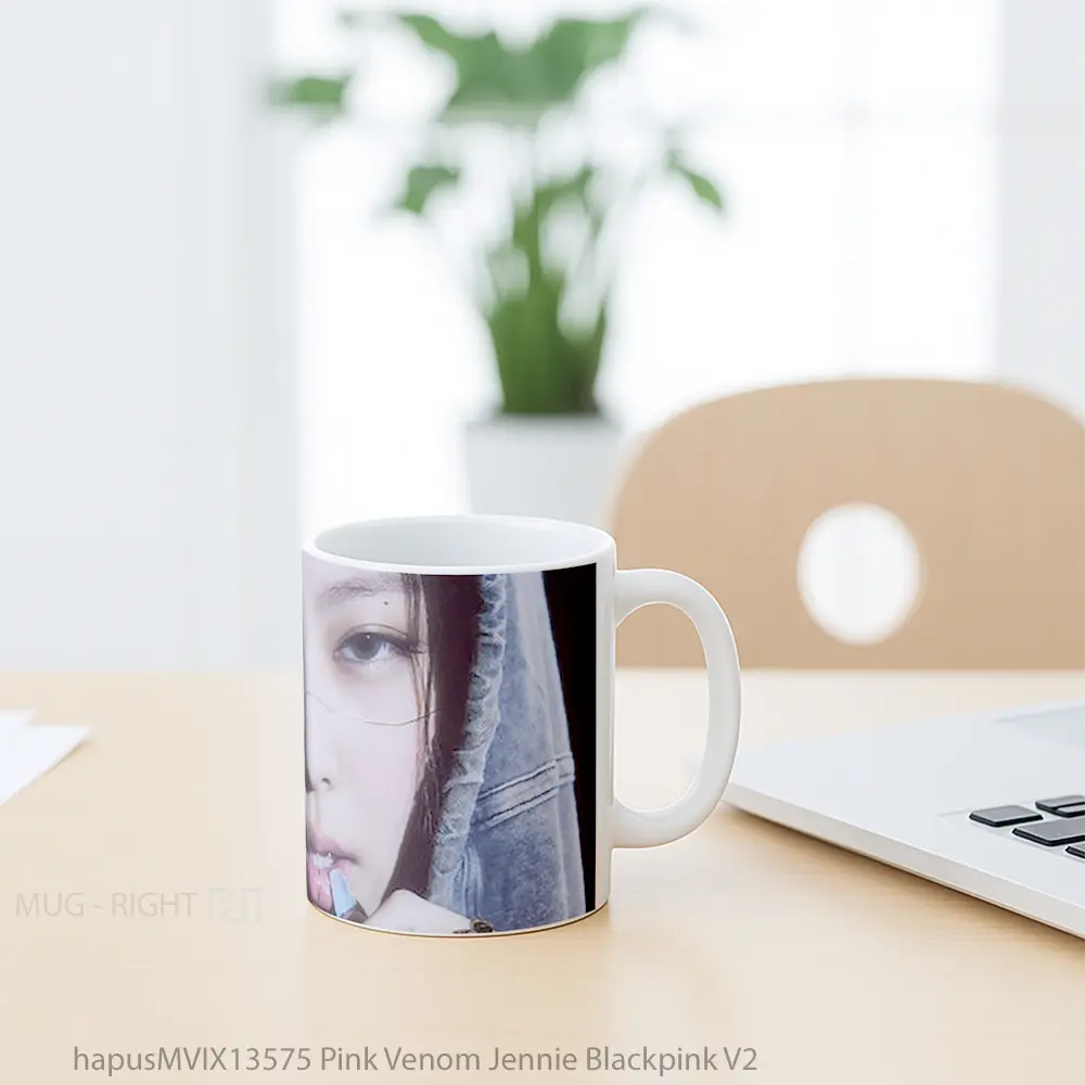 Mug Pink Venom Jennie Blackpink V2 Gelas Superhero - All-side / Desain