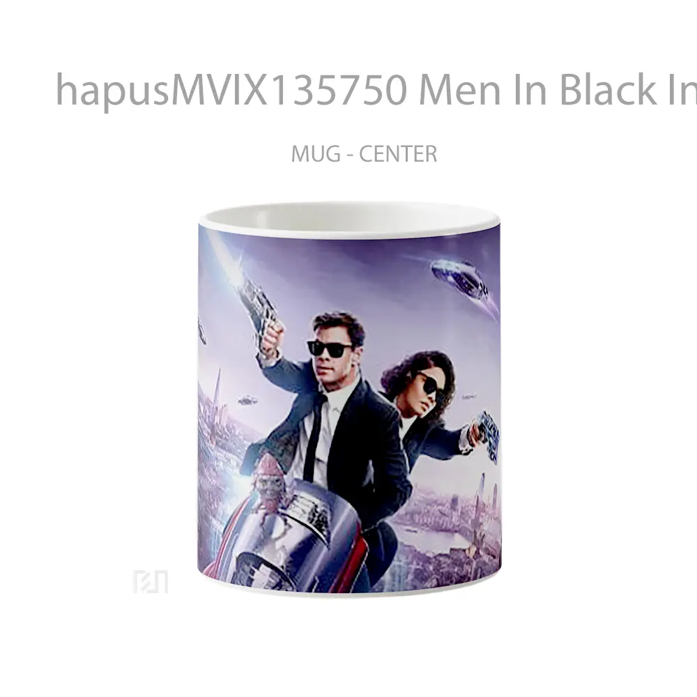 Mug Men In Black International V2 Gelas Keramik Unik