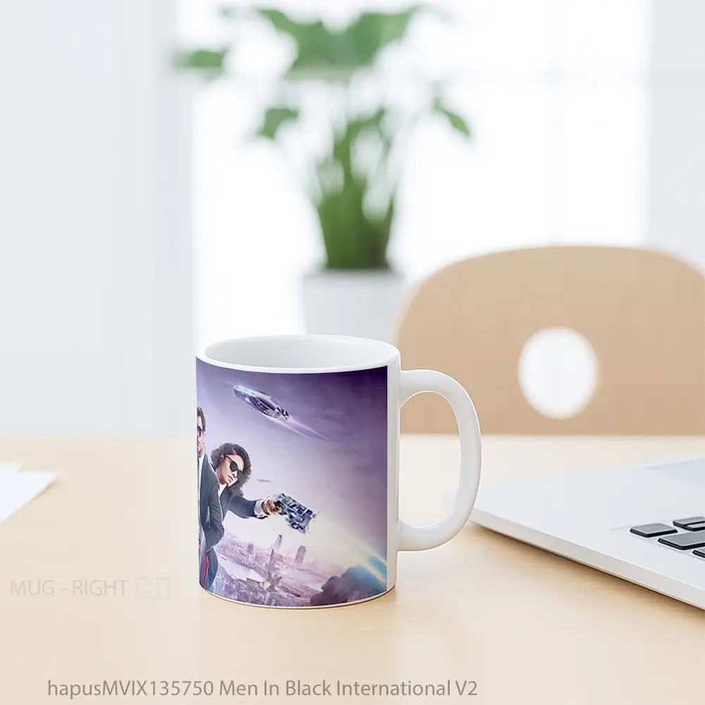 Mug Men In Black International V2 Gelas Keramik Unik - All-side / Desain