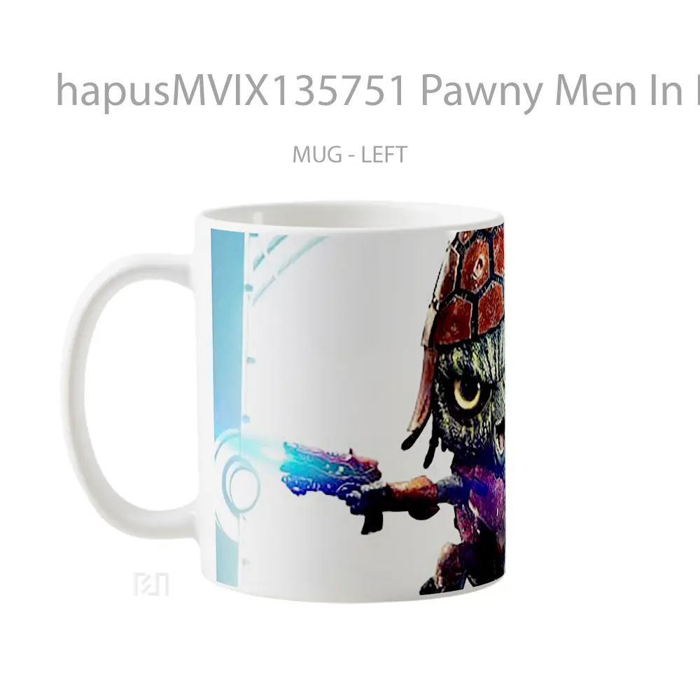 Mug Pawny Men In Black International Gelas Keramik Unik - All-side / Desain
