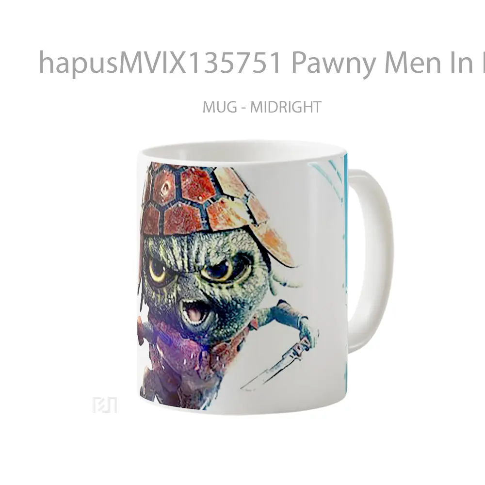 Mug Pawny Men In Black International Gelas Keramik Unik - All-side / Desain