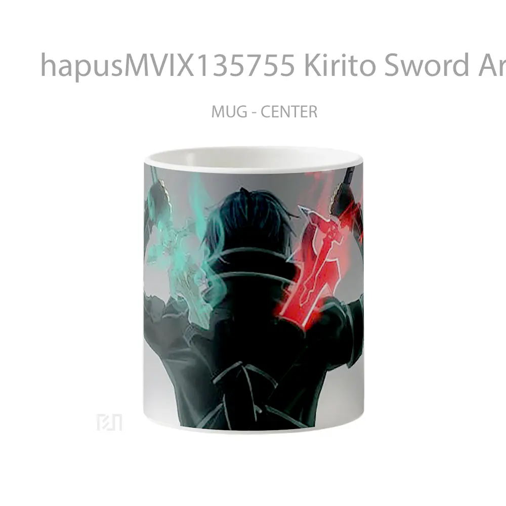 Mug Kirito Sword Art Online V3 Cangkir Anime