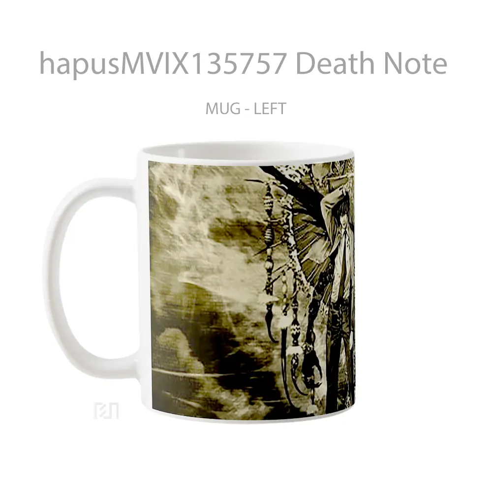 Mug Death Note Gelas Keramik Unik - All-side / Desain