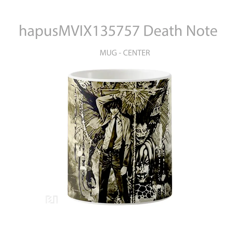 Mug Death Note Gelas Keramik Unik