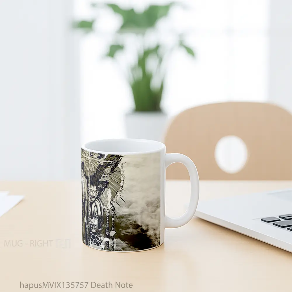 Mug Death Note Gelas Keramik Unik - All-side / Desain