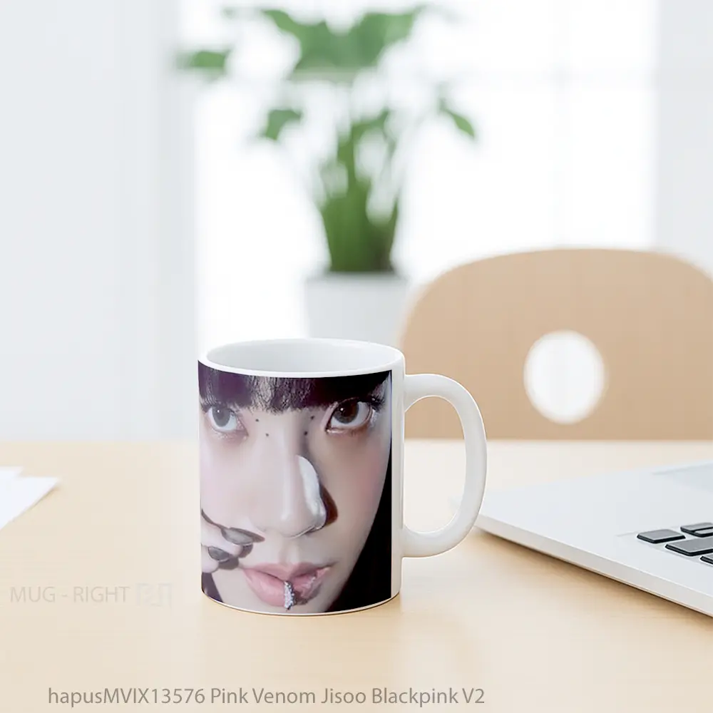 Mug Pink Venom Jisoo Blackpink V2 Gelas Superhero - All-side / Desain