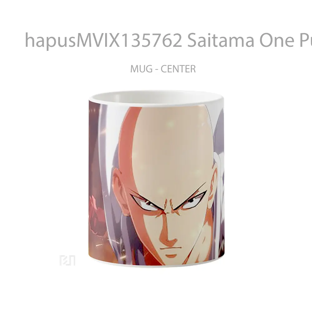 Mug Saitama One Punch Man V5 Cangkir Anime