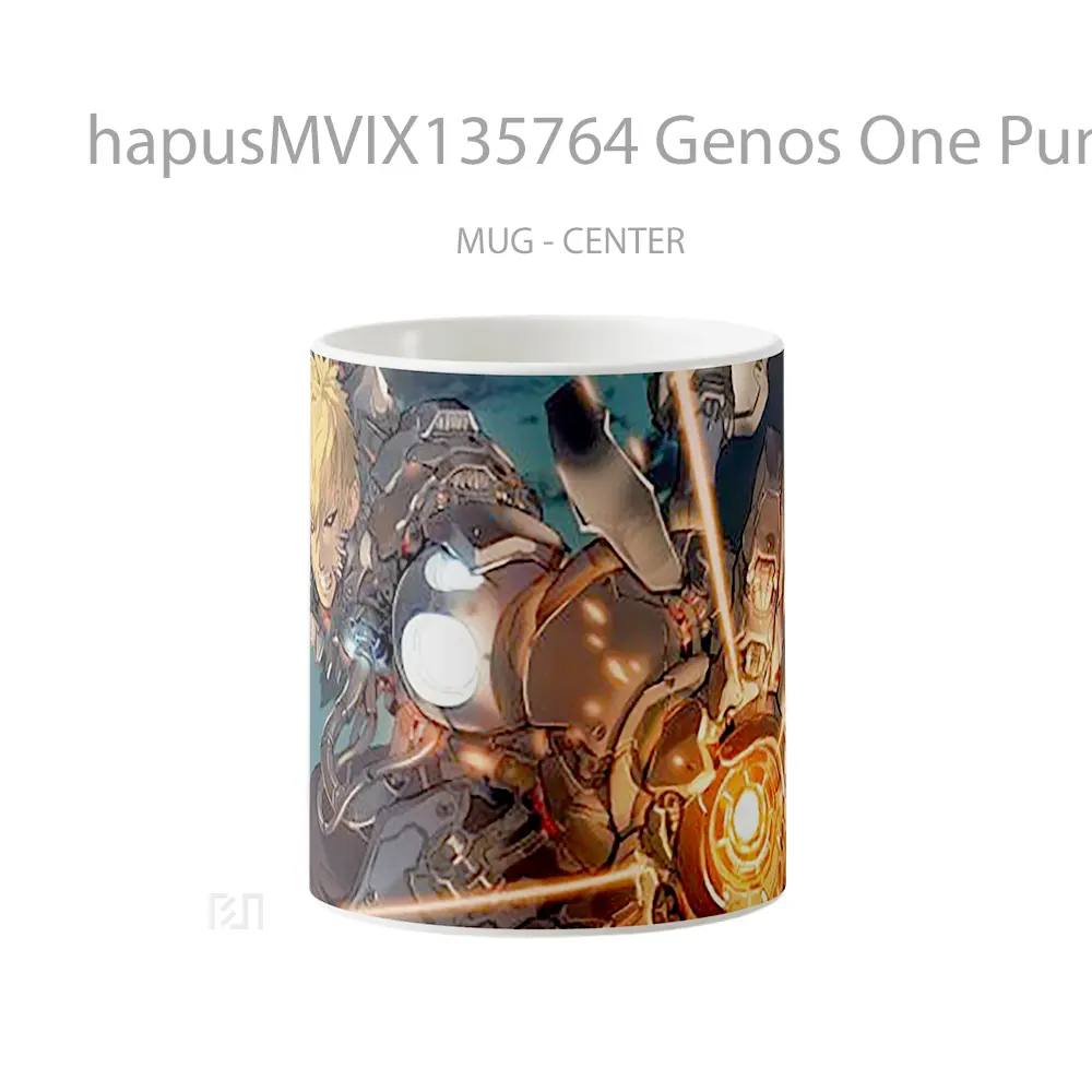 Mug Genos One Punch Man V1 Cangkir Anime