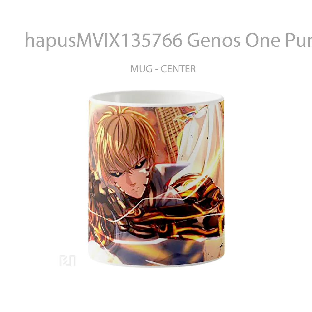 Mug Genos One Punch Man V2 Cangkir Anime