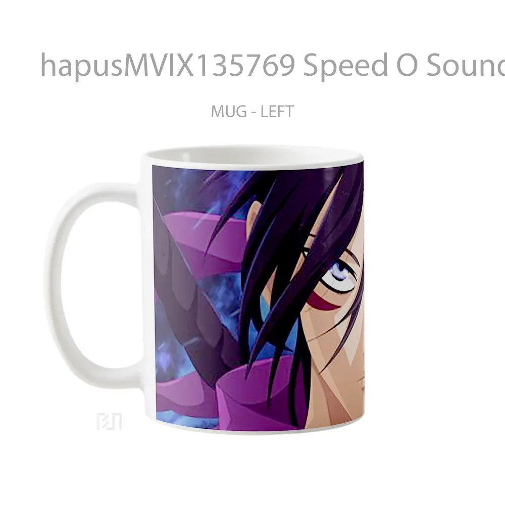 Mug Speed O Sound Sonic One Punch Man V2 Cangkir Anime - All-side / Desain