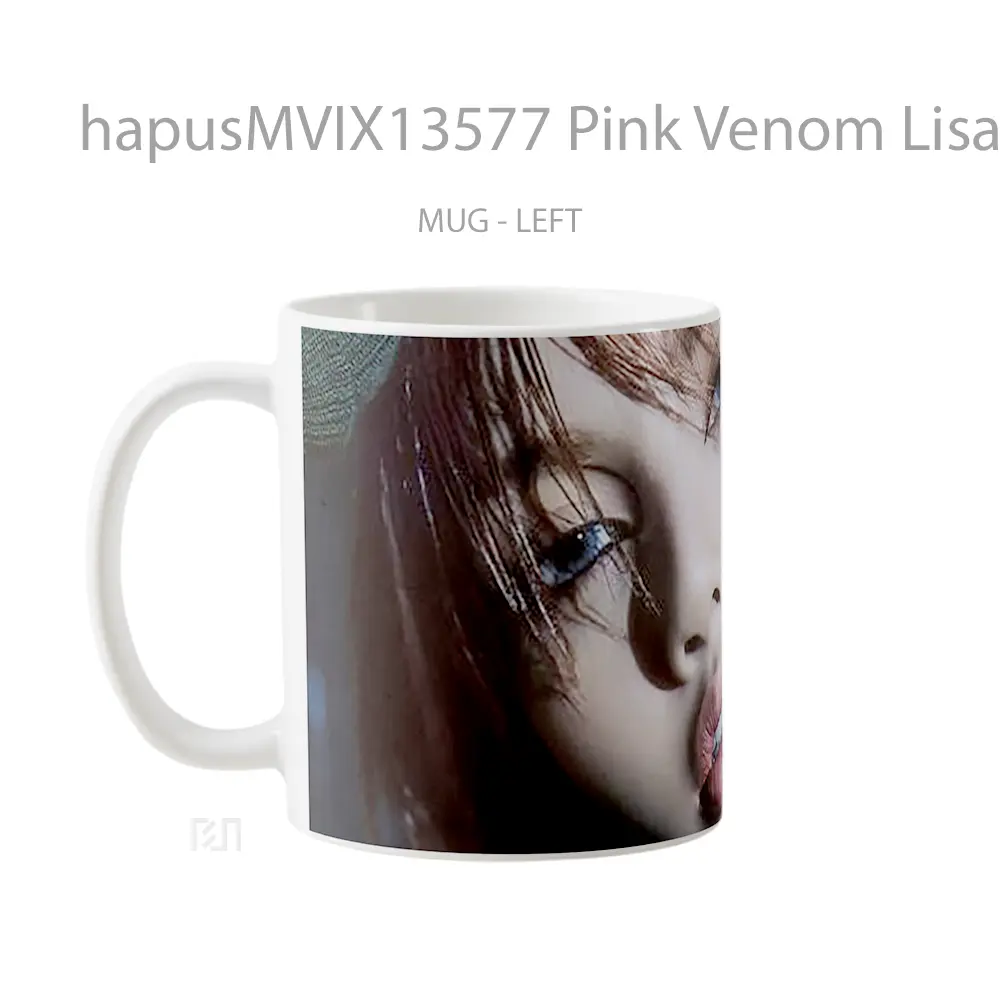 Mug Pink Venom Lisa Blackpink V2 Gelas Superhero - All-side / Desain