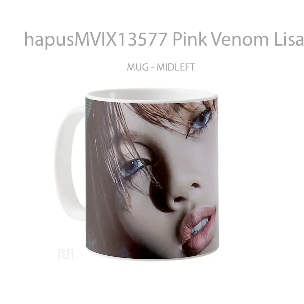 Mug Pink Venom Lisa Blackpink V2 Gelas Superhero - All-side / Desain