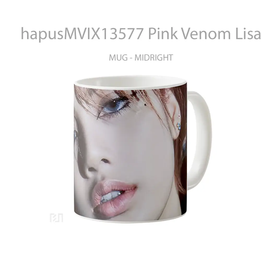 Mug Pink Venom Lisa Blackpink V2 Gelas Superhero - All-side / Desain