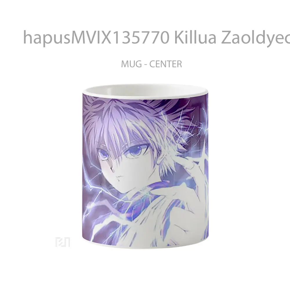 Mug Killua Zaoldyeck Hunter X Hunter Gelas Keramik Unik