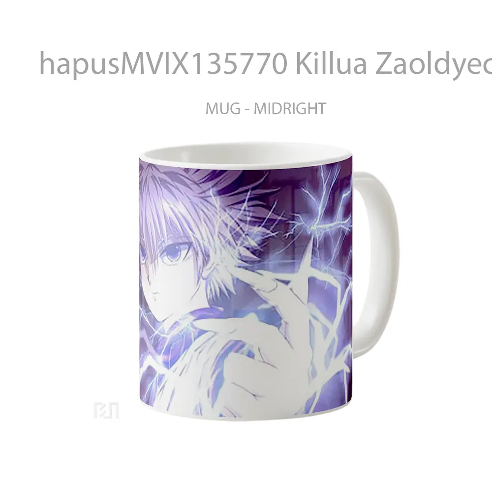 Mug Killua Zaoldyeck Hunter X Hunter Gelas Keramik Unik - All-side / Desain
