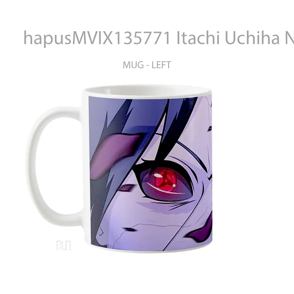 Mug Itachi Uchiha Naruto Cangkir Anime - All-side / Desain